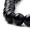 Natural Black Onyx Beads Strands G-S259-19-8mm-3