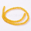 Natural Agate Beads Strands G-G583-6mm-04-2
