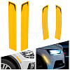 4 Sets 2 Styles Waterproof Epoxy Resin Reflective film Car Stickers FIND-GA0003-47B-1