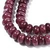Dyed Natural White Jade Beads Strands G-G107-A19-01-3