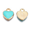 Alloy Enamel Charms ENAM-S121-041F-2