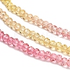 Transparent Painted Glass Beads Strands LS-DGLA-A034-T1mm-A07-4