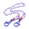 Personalized ABS Plastic Cable Chain Necklaces NJEW-JN02847-01-1