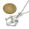 Tarnish Resistant 304 Stainless Steel Macrame Pouch Braided Gemstone Holder NJEW-JN04468-04-4