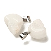 Natural White Jade Pendants G-Z067-02P-11-3