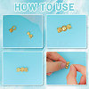60Pcs 3 Colors Alloy Snap Lock Clasps FIND-GL0002-01-4