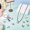 20Pcs 20 Style Glass Pearl Pendants PALLOY-TAC0142-8
