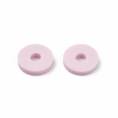 Handmade Polymer Clay Beads Strands CLAY-R089-6mm-049-1