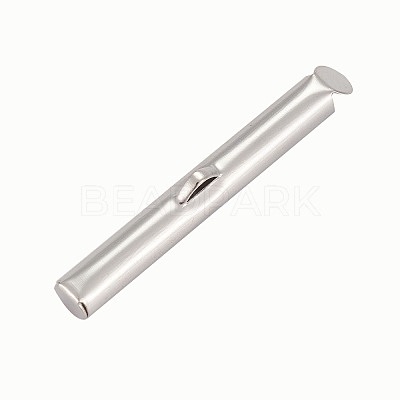 Iron Slide On End Clasp Tubes LS-X-IFIN-R212-3.0cm-P-1