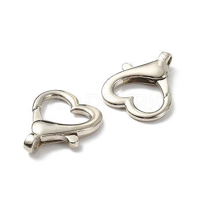 Zinc Alloy Lobster Claw Clasps PALLOY-YW0001-71-1