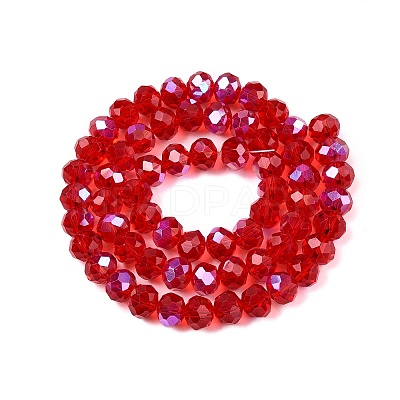 Electroplate Glass Beads Strands LS-EGLA-A044-T8mm-L01-1