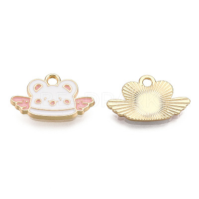 Alloy Enamel Pendants X-PALLOY-N170-034C-NR-1