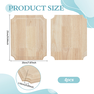 4Pcs Wooden Display Pedestals ODIS-FG0002-06A-1