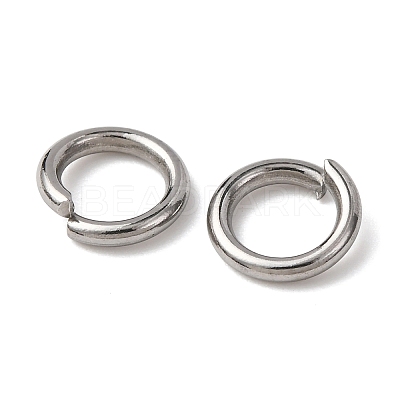 Tarnish Resistant 304 Stainless Steel Open Jump Rings STAS-E067-08-7mm-1