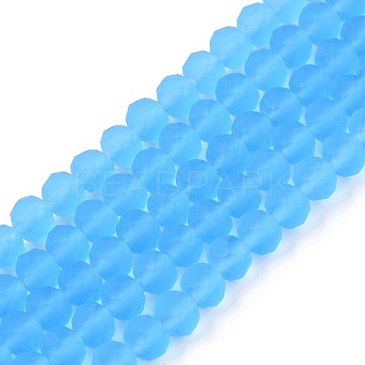 Transparent Glass Beads Strands LS-EGLA-A044-T3mm-MD08-1