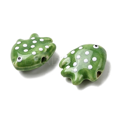 Handmade Porcelain Beads X-PORC-K010-06C-1