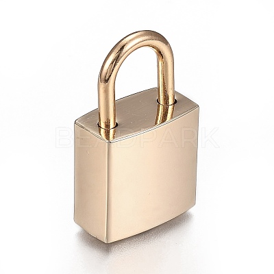 Rectangle Alloy Padlock Mini Lock with Key PALLOY-H191-02G-1