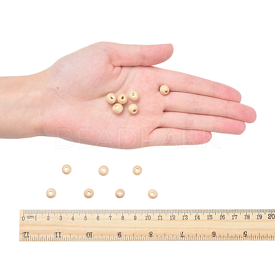 Natural Wood Beads X-YTB022-6-1