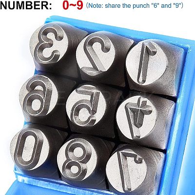 Steel Stamps AJEW-WH0120-55I-1