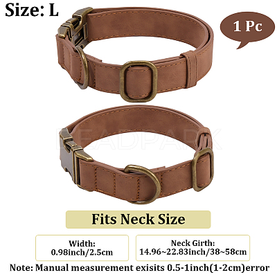 PU Leather Dog Collar AJEW-WH20070-093C-05-1