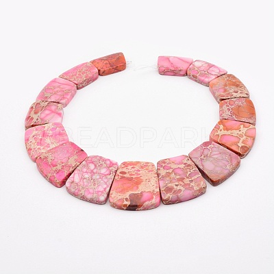 Natural Imperial Jasper Graduated Beads Strands G-P296-A04-1