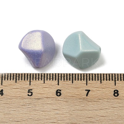 UV Plating Opaque Acrylic Beads OACR-B031-35-1