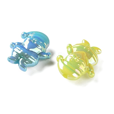 Opaque UV Plating Acrylic Beads PACR-D288-11-1