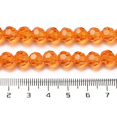 Transparent Glass Beads EGLA-A035-T8mm-D05-1