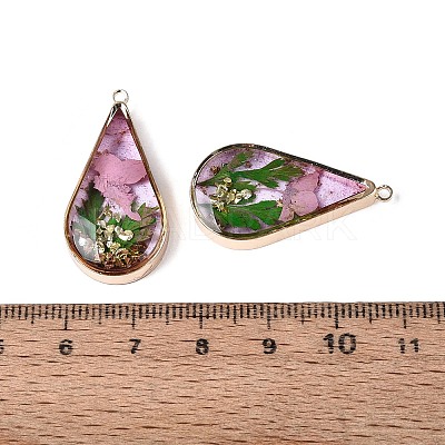 Epoxy Resin Pendants KK-Q082-01KCG-02-1