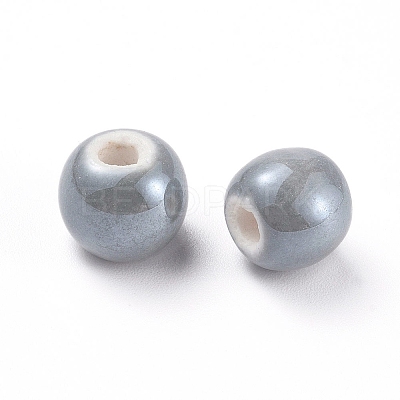 Handmade Porcelain Beads LS-PORC-D001-8mm-26-1
