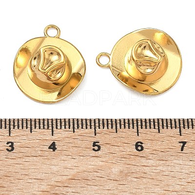304 Stainless Steel Pendants STAS-P446-08G-1