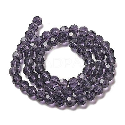 Transparent Glass Beads LS-EGLA-A035-T8mm-D15-1