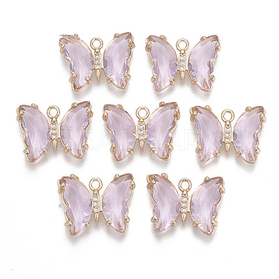 Glass Pendants LS-GLAA-T021-24G-1