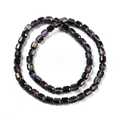Electroplate Glass Beads Strands GLAA-G112-07D-1