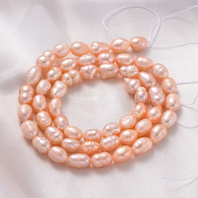 Natural Cultured Freshwater Pearl Beads Strands X-A23WN011-1