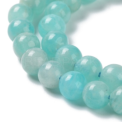 Natural Amazonite Beads Strands X-G-F461-12-4mm-01-1