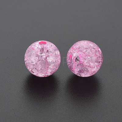 Transparent Crackle Acrylic Beads LS-MACR-S373-66B-N02-1