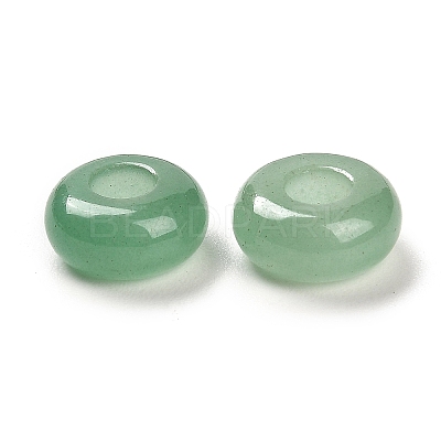 Natural Green Aventurine European Beads X-G-R488-02C-1