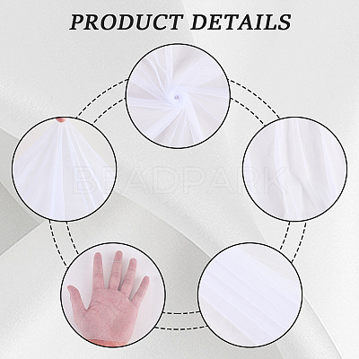 Polyester Mesh Fabric DIY-WH20009-40V-1