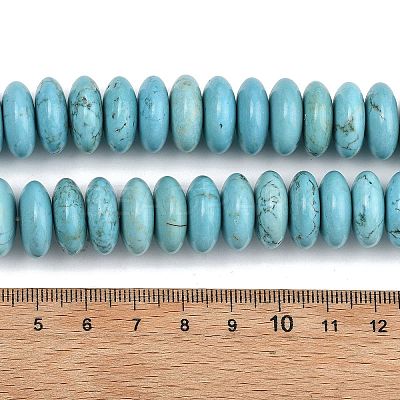 Dyed Natural Magnesite Beads Strands G-B173-A01-02-1