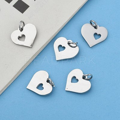 Non-Tarnish 304 Stainless Steel Pendants STAS-Q201-T457S-1