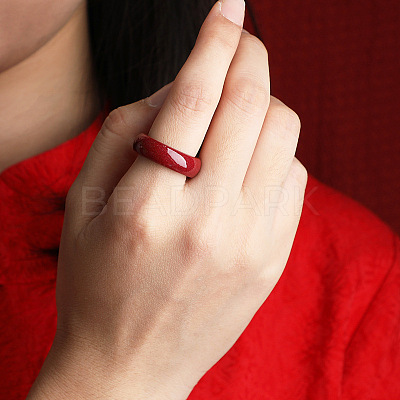 Cinnabar Finger Rings FS-WGB4F46-04-1