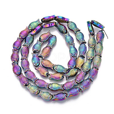 Electroplate Glass Beads Strands EGLA-T025-03D-1