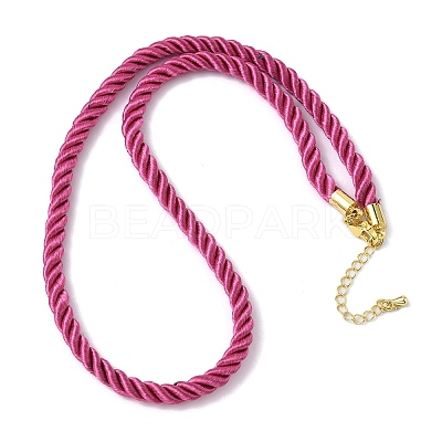5MM Nylon Twisted Cord Necklace Making FIND-G096-01G-17-1