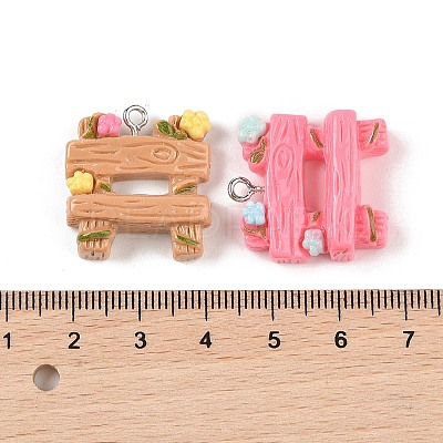 Opaque Resin Pendants MACR-P043-O01-1