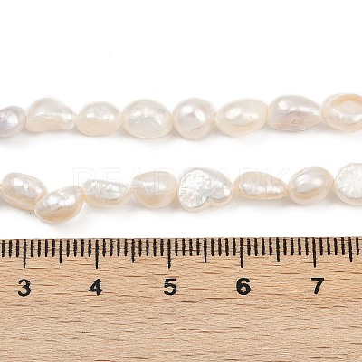 Natural Cultured Freshwater Pearl Beads Strands PEAR-P064-20H-01A-1