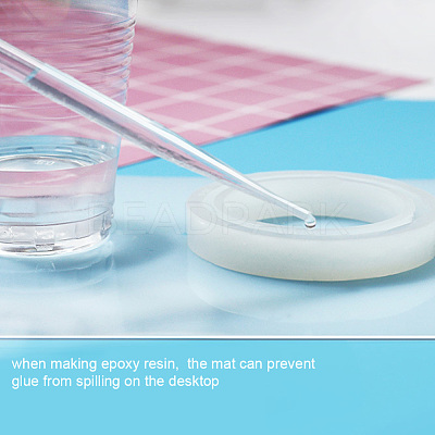 Non-slip Heat Resistant Reusable Silicone Mat DIY-E032-05-1