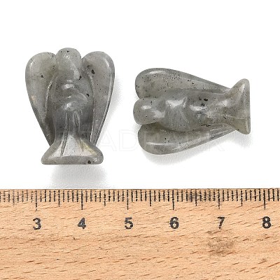 Natural Labradorite Gemstone Carved Angle Figurines GG-CBA8396-A10-1