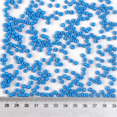 Baking Paint Glass Seed Beads SEED-S003-K17-1