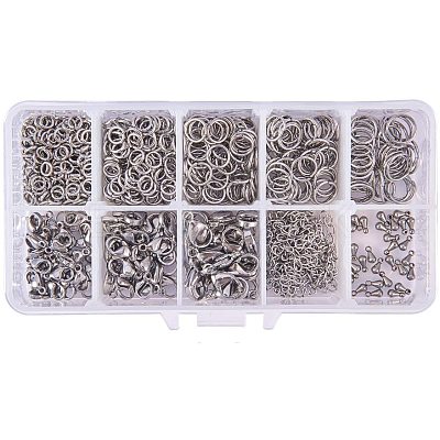 304 Stainless Steel Lobster Claw Clasps STAS-PH0018-03-1